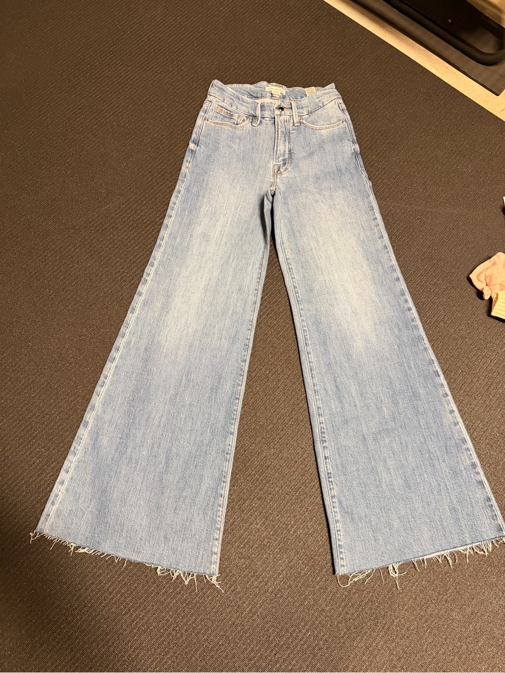 Good American - High-Rise Wide Leg Palazzo Jeans
